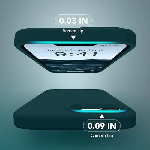 SuydanBox Magnetic for iPhone 17e/iPhone 16e Case, Compatible with MagSafe, [Soft Anti-Scratch Microfiber Lining] Slim Silicone Shockproof Protective Phone Case for iPhone 17e/16e 6.1