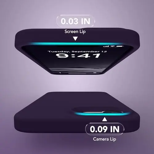 SuydanBox Magnetic for iPhone 17e/iPhone 16e Case, Compatible with MagSafe, [Soft Anti-Scratch Microfiber Lining] Slim Silicone Shockproof Protective Phone Case for iPhone 17e/16e 6.1