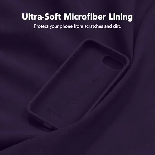 SuydanBox Magnetic for iPhone 17e/iPhone 16e Case, Compatible with MagSafe, [Soft Anti-Scratch Microfiber Lining] Slim Silicone Shockproof Protective Phone Case for iPhone 17e/16e 6.1