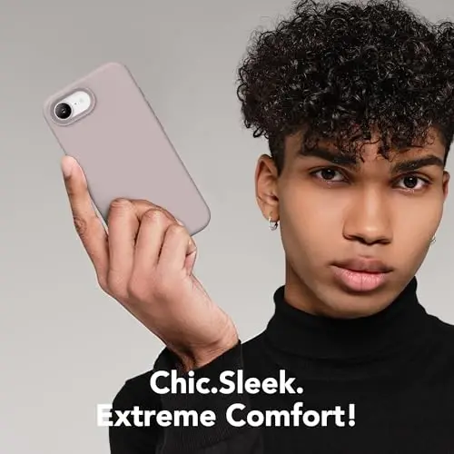 SuydanBox Magnetic for iPhone 17e/iPhone 16e Case, Compatible with MagSafe, [Soft Anti-Scratch Microfiber Lining] Slim Silicone Shockproof Protective Phone Case for iPhone 17e/16e 6.1