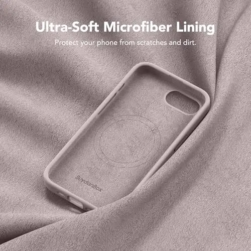 SuydanBox Magnetic for iPhone 17e/iPhone 16e Case, Compatible with MagSafe, [Soft Anti-Scratch Microfiber Lining] Slim Silicone Shockproof Protective Phone Case for iPhone 17e/16e 6.1