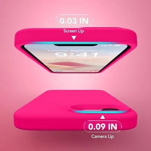 SuydanBox Magnetic for iPhone 17e/iPhone 16e Case, Compatible with MagSafe, [Soft Anti-Scratch Microfiber Lining] Slim Silicone Shockproof Protective Phone Case for iPhone 17e/16e 6.1