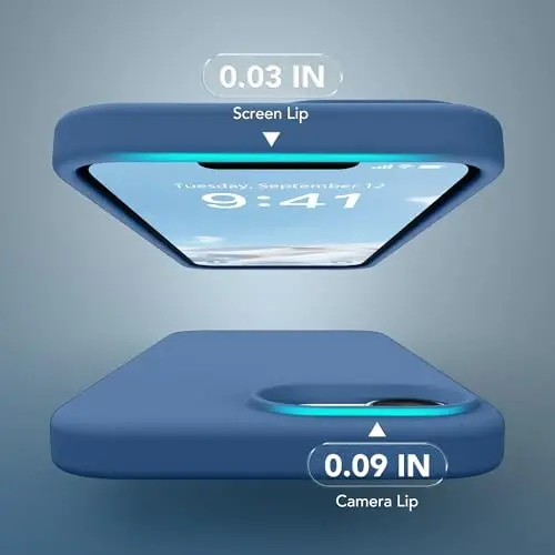 SuydanBox Magnetic for iPhone 17e/iPhone 16e Case, Compatible with MagSafe, [Soft Anti-Scratch Microfiber Lining] Slim Silicone Shockproof Protective Phone Case for iPhone 17e/16e 6.1