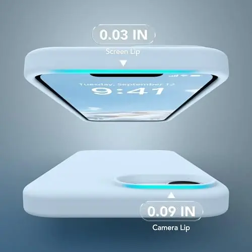 SuydanBox Magnetic for iPhone 17e/iPhone 16e Case, Compatible with MagSafe, [Soft Anti-Scratch Microfiber Lining] Slim Silicone Shockproof Protective Phone Case for iPhone 17e/16e 6.1