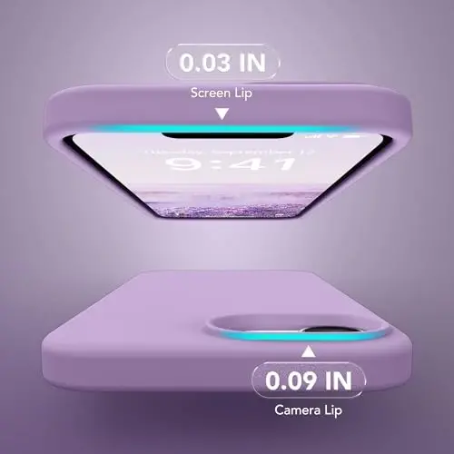 SuydanBox Magnetic for iPhone 17e/iPhone 16e Case, Compatible with MagSafe, [Soft Anti-Scratch Microfiber Lining] Slim Silicone Shockproof Protective Phone Case for iPhone 17e/16e 6.1