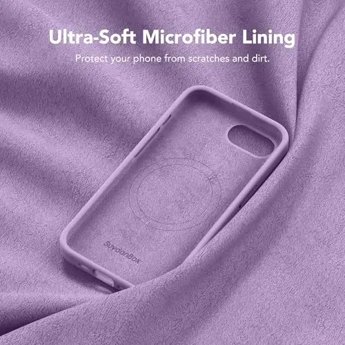 SuydanBox Magnetic for iPhone 17e/iPhone 16e Case, Compatible with MagSafe, [Soft Anti-Scratch Microfiber Lining] Slim Silicone Shockproof Protective Phone Case for iPhone 17e/16e 6.1