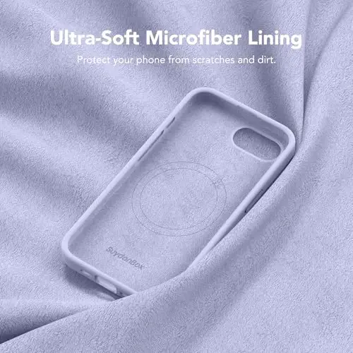 SuydanBox Magnetic for iPhone 17e/iPhone 16e Case, Compatible with MagSafe, [Soft Anti-Scratch Microfiber Lining] Slim Silicone Shockproof Protective Phone Case for iPhone 17e/16e 6.1