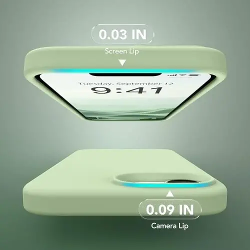 SuydanBox Magnetic for iPhone 17e/iPhone 16e Case, Compatible with MagSafe, [Soft Anti-Scratch Microfiber Lining] Slim Silicone Shockproof Protective Phone Case for iPhone 17e/16e 6.1