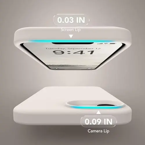 SuydanBox Magnetic for iPhone 17e/iPhone 16e Case, Compatible with MagSafe, [Soft Anti-Scratch Microfiber Lining] Slim Silicone Shockproof Protective Phone Case for iPhone 17e/16e 6.1