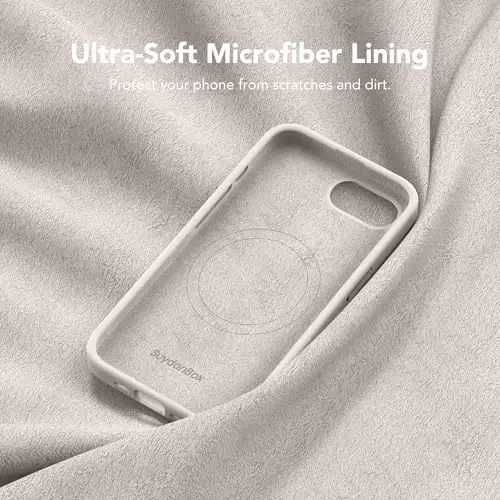 SuydanBox Magnetic for iPhone 17e/iPhone 16e Case, Compatible with MagSafe, [Soft Anti-Scratch Microfiber Lining] Slim Silicone Shockproof Protective Phone Case for iPhone 17e/16e 6.1