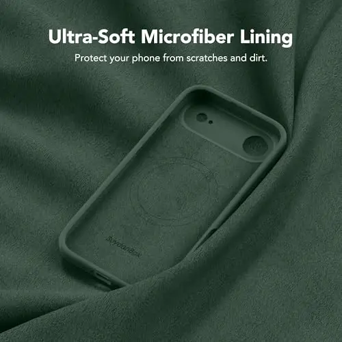 SuydanBox Magnetic for iPhone Air Case, Compatible with MagSafe, [Full Camera Protection][Screen Protector] Silicone Shockproof Protective Phone Case for iPhone 17 Air 6.5