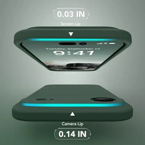 SuydanBox Magnetic for iPhone Air Case, Compatible with MagSafe, [Full Camera Protection][Screen Protector] Silicone Shockproof Protective Phone Case for iPhone 17 Air 6.5