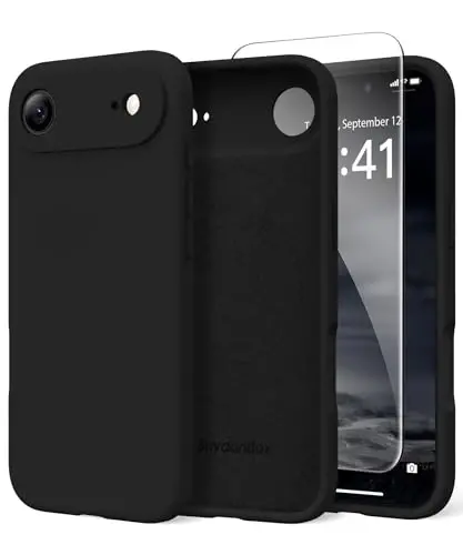 SuydanBox Magnetic for iPhone Air Case, Compatible with MagSafe, [Full Camera Protection][Screen Protector] Silicone Shockproof Protective Phone Case for iPhone 17 Air 6.5