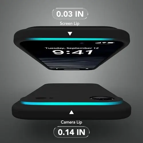 SuydanBox Magnetic for iPhone Air Case, Compatible with MagSafe, [Full Camera Protection][Screen Protector] Silicone Shockproof Protective Phone Case for iPhone 17 Air 6.5