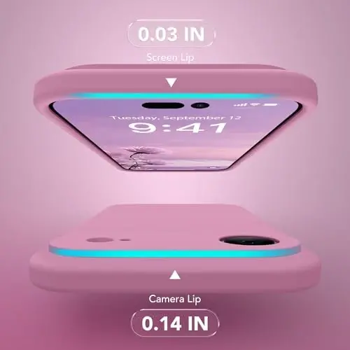 SuydanBox Magnetic for iPhone Air Case, Compatible with MagSafe, [Full Camera Protection][Screen Protector] Silicone Shockproof Protective Phone Case for iPhone 17 Air 6.5