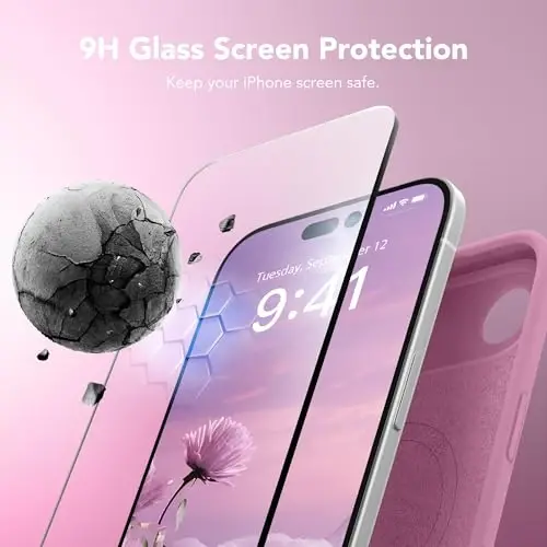 SuydanBox Magnetic for iPhone Air Case, Compatible with MagSafe, [Full Camera Protection][Screen Protector] Silicone Shockproof Protective Phone Case for iPhone 17 Air 6.5