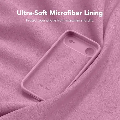 SuydanBox Magnetic for iPhone Air Case, Compatible with MagSafe, [Full Camera Protection][Screen Protector] Silicone Shockproof Protective Phone Case for iPhone 17 Air 6.5