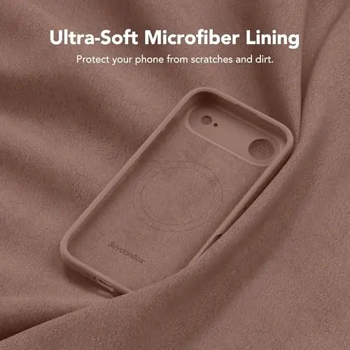 SuydanBox Magnetic for iPhone Air Case, Compatible with MagSafe, [Full Camera Protection][Screen Protector] Silicone Shockproof Protective Phone Case for iPhone 17 Air 6.5