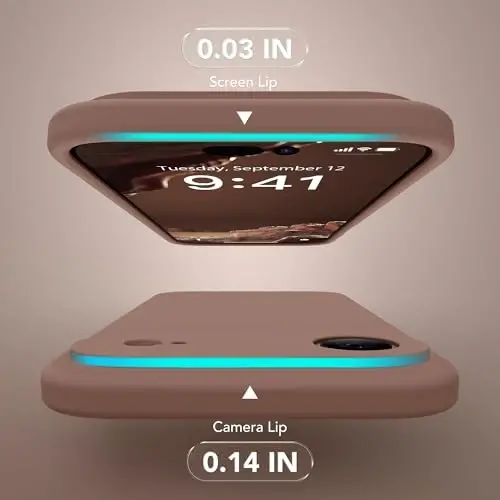 SuydanBox Magnetic for iPhone Air Case, Compatible with MagSafe, [Full Camera Protection][Screen Protector] Silicone Shockproof Protective Phone Case for iPhone 17 Air 6.5