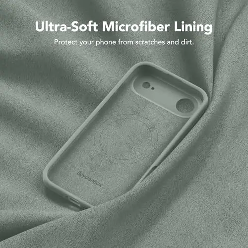 SuydanBox Magnetic for iPhone Air Case, Compatible with MagSafe, [Full Camera Protection][Screen Protector] Silicone Shockproof Protective Phone Case for iPhone 17 Air 6.5