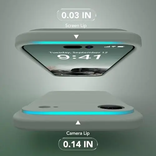 SuydanBox Magnetic for iPhone Air Case, Compatible with MagSafe, [Full Camera Protection][Screen Protector] Silicone Shockproof Protective Phone Case for iPhone 17 Air 6.5