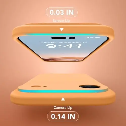 SuydanBox Magnetic for iPhone Air Case, Compatible with MagSafe, [Full Camera Protection][Screen Protector] Silicone Shockproof Protective Phone Case for iPhone 17 Air 6.5