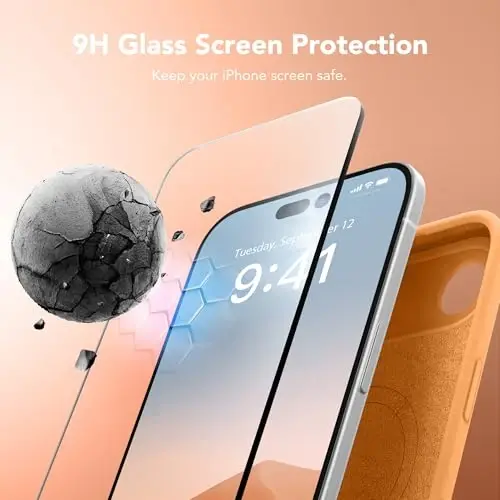 SuydanBox Magnetic for iPhone Air Case, Compatible with MagSafe, [Full Camera Protection][Screen Protector] Silicone Shockproof Protective Phone Case for iPhone 17 Air 6.5