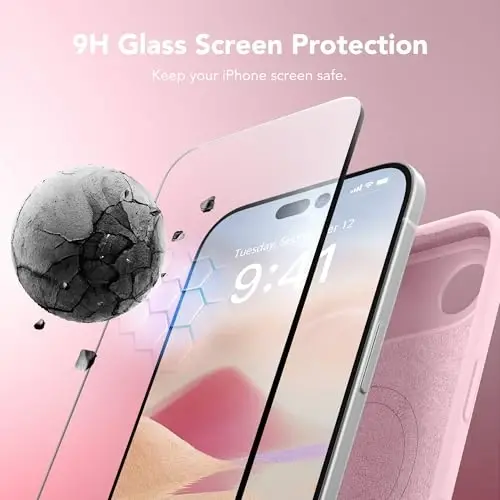 SuydanBox Magnetic for iPhone Air Case, Compatible with MagSafe, [Full Camera Protection][Screen Protector] Silicone Shockproof Protective Phone Case for iPhone 17 Air 6.5