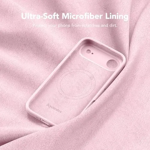 SuydanBox Magnetic for iPhone Air Case, Compatible with MagSafe, [Full Camera Protection][Screen Protector] Silicone Shockproof Protective Phone Case for iPhone 17 Air 6.5