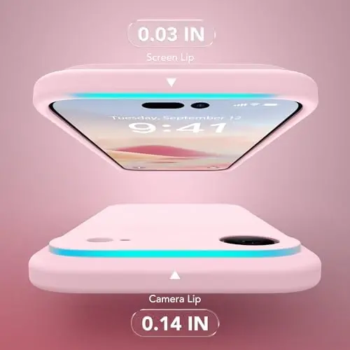 SuydanBox Magnetic for iPhone Air Case, Compatible with MagSafe, [Full Camera Protection][Screen Protector] Silicone Shockproof Protective Phone Case for iPhone 17 Air 6.5