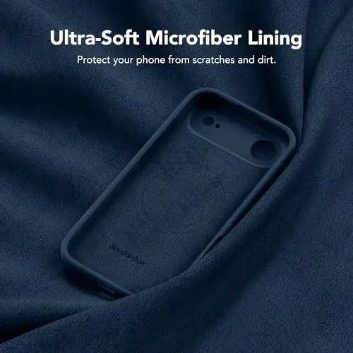 SuydanBox Magnetic for iPhone Air Case, Compatible with MagSafe, [Full Camera Protection][Screen Protector] Silicone Shockproof Protective Phone Case for iPhone 17 Air 6.5