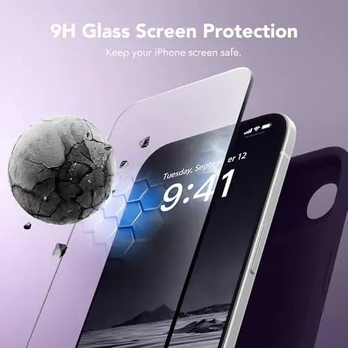 SuydanBox Magnetic for iPhone Air Case, Compatible with MagSafe, [Full Camera Protection][Screen Protector] Silicone Shockproof Protective Phone Case for iPhone 17 Air 6.5