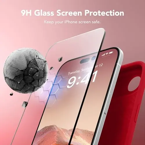 SuydanBox Magnetic for iPhone Air Case, Compatible with MagSafe, [Full Camera Protection][Screen Protector] Silicone Shockproof Protective Phone Case for iPhone 17 Air 6.5