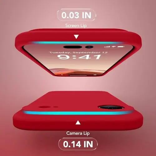 SuydanBox Magnetic for iPhone Air Case, Compatible with MagSafe, [Full Camera Protection][Screen Protector] Silicone Shockproof Protective Phone Case for iPhone 17 Air 6.5