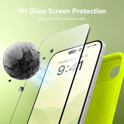 SuydanBox Magnetic for iPhone Air Case, Compatible with MagSafe, [Full Camera Protection][Screen Protector] Silicone Shockproof Protective Phone Case for iPhone 17 Air 6.5