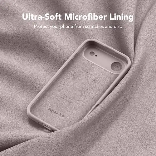 SuydanBox Magnetic for iPhone Air Case, Compatible with MagSafe, [Full Camera Protection][Screen Protector] Silicone Shockproof Protective Phone Case for iPhone 17 Air 6.5