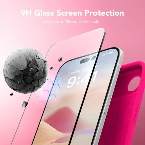 SuydanBox Magnetic for iPhone Air Case, Compatible with MagSafe, [Full Camera Protection][Screen Protector] Silicone Shockproof Protective Phone Case for iPhone 17 Air 6.5