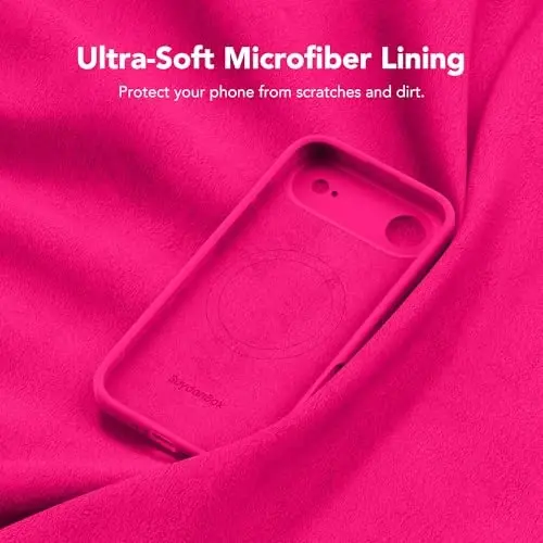 SuydanBox Magnetic for iPhone Air Case, Compatible with MagSafe, [Full Camera Protection][Screen Protector] Silicone Shockproof Protective Phone Case for iPhone 17 Air 6.5