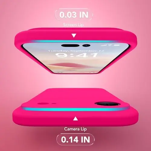 SuydanBox Magnetic for iPhone Air Case, Compatible with MagSafe, [Full Camera Protection][Screen Protector] Silicone Shockproof Protective Phone Case for iPhone 17 Air 6.5