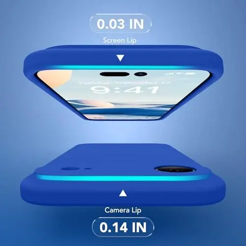 SuydanBox Magnetic for iPhone Air Case, Compatible with MagSafe, [Full Camera Protection][Screen Protector] Silicone Shockproof Protective Phone Case for iPhone 17 Air 6.5