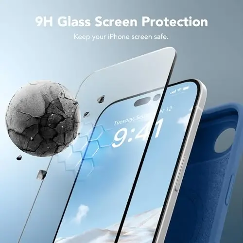 SuydanBox Magnetic for iPhone Air Case, Compatible with MagSafe, [Full Camera Protection][Screen Protector] Silicone Shockproof Protective Phone Case for iPhone 17 Air 6.5