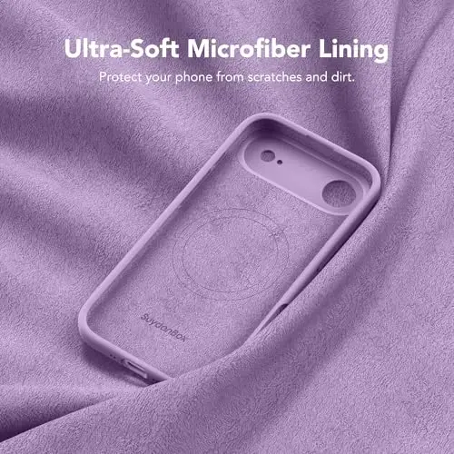 SuydanBox Magnetic for iPhone Air Case, Compatible with MagSafe, [Full Camera Protection][Screen Protector] Silicone Shockproof Protective Phone Case for iPhone 17 Air 6.5