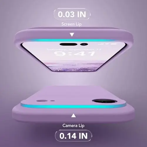 SuydanBox Magnetic for iPhone Air Case, Compatible with MagSafe, [Full Camera Protection][Screen Protector] Silicone Shockproof Protective Phone Case for iPhone 17 Air 6.5