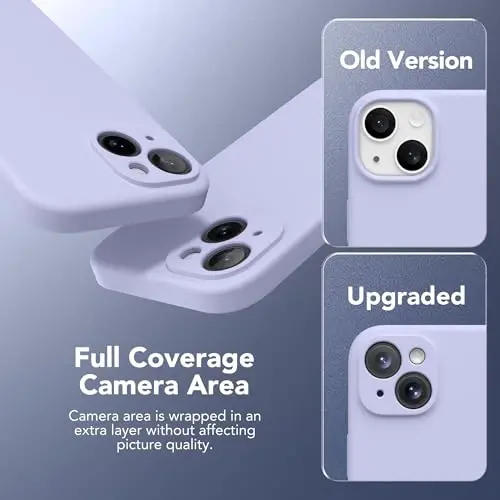 SuydanBox Magnetic for iPhone 13 Case, Compatible with MagSafe, [Full Camera Protection][Screen Protector] Silicone Shockproof Protective Phone Case for iPhone 13 6.1