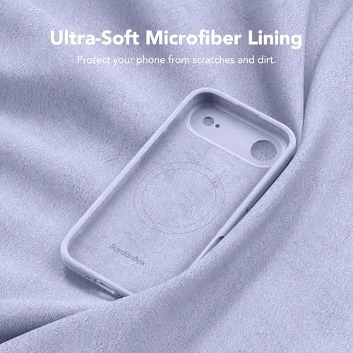 SuydanBox Magnetic for iPhone Air Case, Compatible with MagSafe, [Full Camera Protection][Screen Protector] Silicone Shockproof Protective Phone Case for iPhone 17 Air 6.5