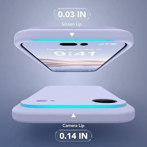 SuydanBox Magnetic for iPhone Air Case, Compatible with MagSafe, [Full Camera Protection][Screen Protector] Silicone Shockproof Protective Phone Case for iPhone 17 Air 6.5