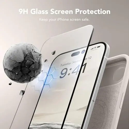 SuydanBox Magnetic for iPhone Air Case, Compatible with MagSafe, [Full Camera Protection][Screen Protector] Silicone Shockproof Protective Phone Case for iPhone 17 Air 6.5