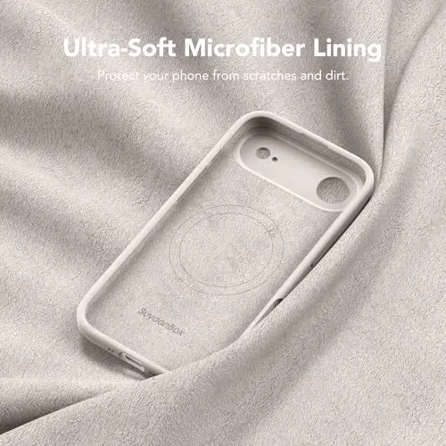 SuydanBox Magnetic for iPhone Air Case, Compatible with MagSafe, [Full Camera Protection][Screen Protector] Silicone Shockproof Protective Phone Case for iPhone 17 Air 6.5