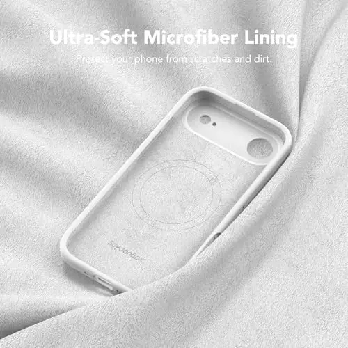 SuydanBox Magnetic for iPhone Air Case, Compatible with MagSafe, [Full Camera Protection][Screen Protector] Silicone Shockproof Protective Phone Case for iPhone 17 Air 6.5