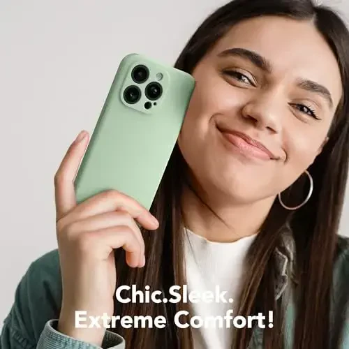 SuydanBox Magnetic iPhone 15 Pro uchun g'ilof, MagSafe bilan mos, [To'liq kamera himoyasi][Ekran himoyasi] Silikon zarbga chidamli himoya telefon g'ilofi iPhone 15 Pro 6.1